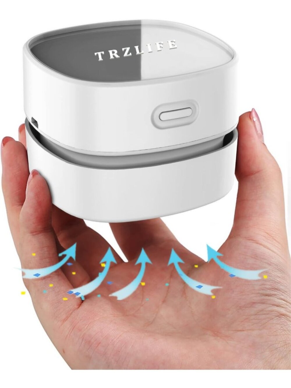 Portable USB Rechargeable Mini Desk Vacuum Cleaner - Cordless, Ideal for